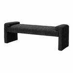 Severin Upholstered Bench - Black