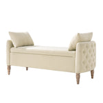Olive Bench - Linen