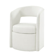 Athena Dining Chair - White / 25.5