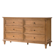 Robbie 6-Drawer Dresser - Teak