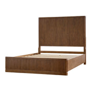 Graciela Solid Wood Platform King Bed - Walnut