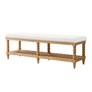 Delfina Bench - Ivory