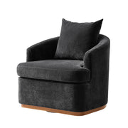 Eldora Swivel Armchair - Black