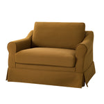 Estevan Slipcovered Chair - Gold