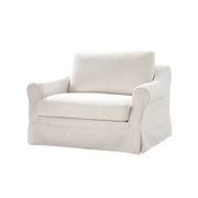 Estevan Slipcovered Chair - Ivory