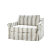 Estevan Slipcovered Chair - Tan