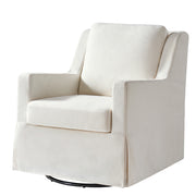 Vela Swivel Chair - Ivory