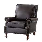 Raymond Genuine Leather Recliner - Espresso