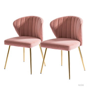 Milia Dining Chair Set of 2 - Pink
