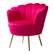 Donata Barrel Chair - Fushia