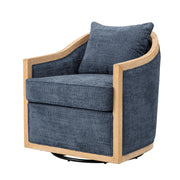 Paul Jess Farmhouse Solid Wood Swivel Chair - SLB