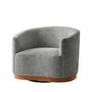 Alva Swivel Armchair - Grey / 31.5
