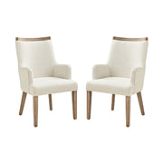 Albert Dining Chair Set of 2 - Ivory