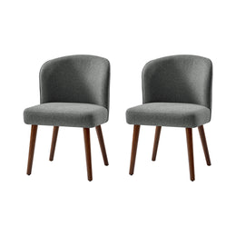 Cecilia Dining Chair,Set of 2 - Grey