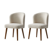 Cecilia Dining Chair,Set of 2 - Linen