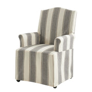 Kanrad Slipcover Dining Chair with Casters - STR