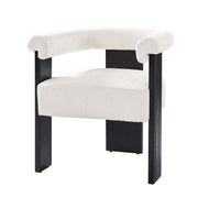 Eduard Boucle Dining Chair - Ivory / 24