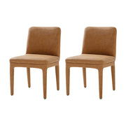 Eudora Dining Chair Set of 2 - Camel