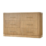 Graciana 6-Drawer Dresser - Natural / 62.25