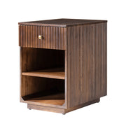 Meg 1-Drawer End Table - Walnut