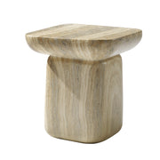 Alduara End Table - Stone