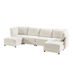 Rebeca Sectional Sofa - Ivory / Z6SFXW0424-IVY-03
