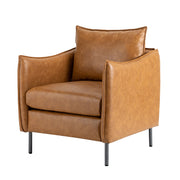 Georges Vegan Leather Armchair - Camel