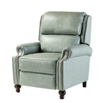 Franco Genuine Leather Recliner - Sage