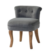 Lera Vanity Stool - Grey