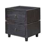 Nicole 2-Drawer Nightstand - Black