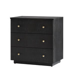 Albert 3-Drawer Nightstand - CHA
