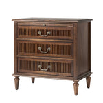 Ove 3-Drawer Nightstand - Walnut
