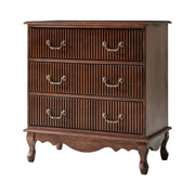 Cedar 3-Drawer Nightstand - Walnut