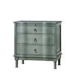 Becky 3-Drawer Nightstand - Blue
