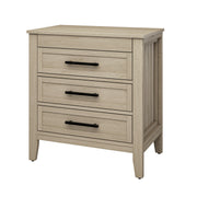 Joachim 3 Drawer Nightstand - Oak