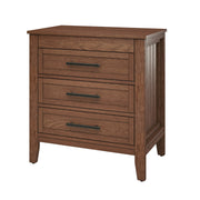 Joachim 3 Drawer Nightstand - Walnut