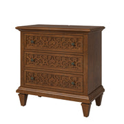 Vittorio 3 - Drawer Nightstand - Walnut