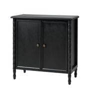 Carol 2-Door Cabinet - Black