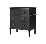 Griselda 3-Drawer Nightstand - Black