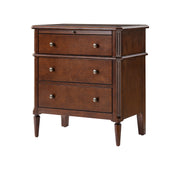 Griselda 3-Drawer Nightstand - Walnut