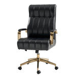Conan Leather Ergonomic Executive Office Chair - Black
