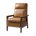 Gladys Genuine Leather Recliner - Camel