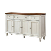Hainrich 3 Drawer Sideboard - White