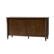 Alex 4-Door Sideboard - Brown