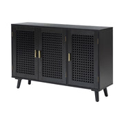 Alexis 3 Door Accent Sideboard - Black