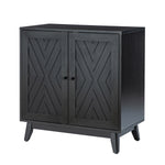 Joseph 2 Door Accent Cabinet - Black