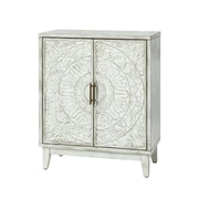Thea Accent Cabinet - White