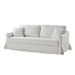 Patrice Slipcovered Sofa - White