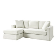 Jacindo Slipcovered Sectional - White