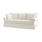 Enrico Slipcovered Sofa - White / 82.3